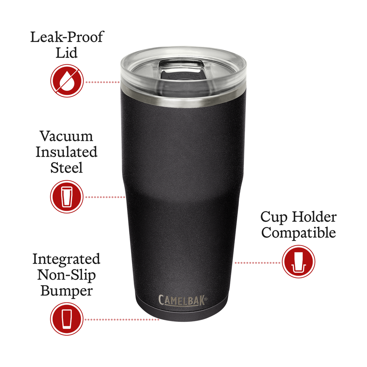 Thrive™ 30 oz Tumbler, Insulated Stainless Steel