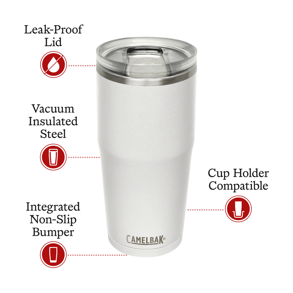 Thrive™ 30 oz Tumbler, Insulated Stainless Steel